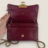 Chanel WOC rood binnenkant met logo stempel Chanel WOC rood binnenkant met logo stempel