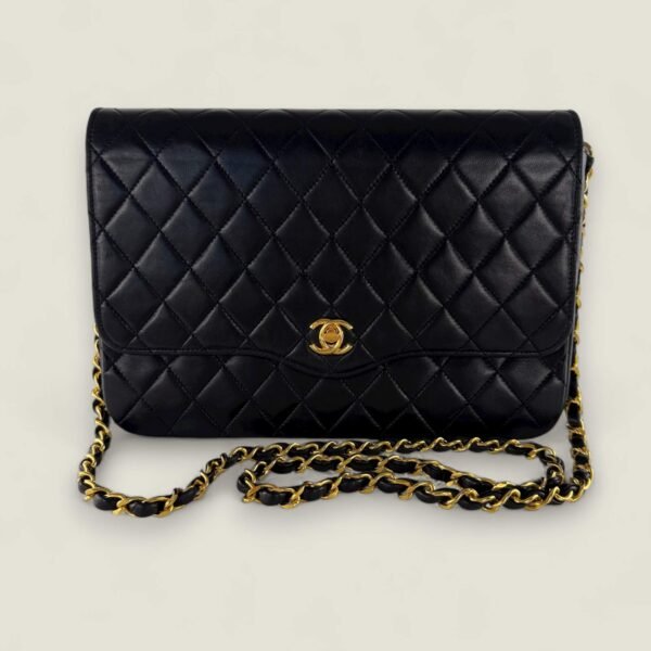 Chanel vintage matelasse single flap Chanel vintage matelasse single flap