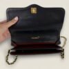 Chanel vintage matelasse single flap open tas Chanel vintage matelasse single flap open tas