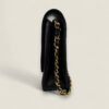 Chanel vintage matelasse single flap zijkant Chanel vintage matelasse single flap zijkant