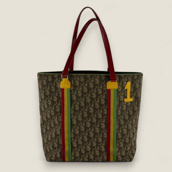 Christian Dior Rasta Tote Bag 2004 ontworpen door John Galliano Christian Dior Rasta Tote Bag 2004 ontworpen door John Galliano