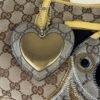 Gucci tote bag met hart charm Gucci tote bag met hart charm