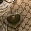 Hartjes sleutelhanger Gucci GG Supreme monogram Oliver Pug dog tote Hartjes sleutelhanger Gucci GG Supreme monogram Oliver Pug dog tote