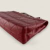 Hoekjes leren Chanel jumbo schoudertas Hoekjes leren Chanel jumbo schoudertas