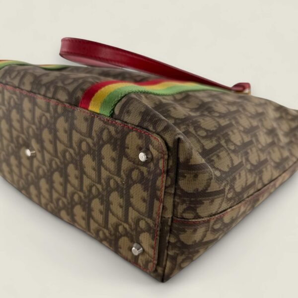 Iconische Dior Rasta tote tweedehands designer tas Iconische Dior Rasta tote tweedehands designer tas