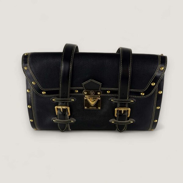 Louis Vuitton Black Suhali L'Epanoui PM Bag Louis Vuitton Black Suhali L'Epanoui PM Bag