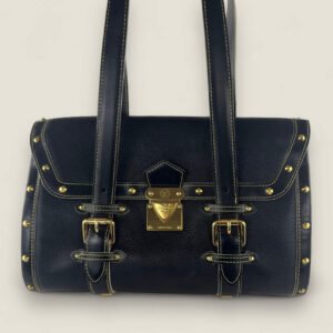 Louis Vuitton L’Epanoui GM noir pre-owned tas voorkant Louis Vuitton L’Epanoui GM noir pre-owned tas voorkant