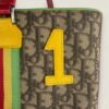 Luxe Dior Rasta tote bag uit 2004 vintage collectie detail foto Luxe Dior Rasta tote bag uit 2004 vintage collectie detail foto