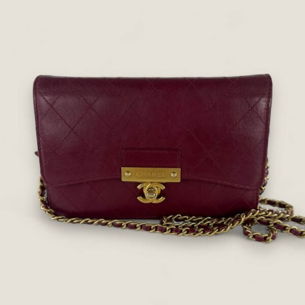Tweedehands Chanel wallet on chain Tweedehands Chanel wallet on chain