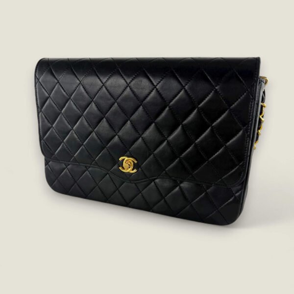 Vintage Chnael zwarte crossbody Vintage Chnael zwarte crossbody