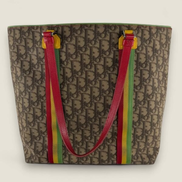 Vintage Dior Trotter tote bag Rasta collectie Vintage Dior Trotter tote bag Rasta collectie