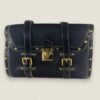Vintage Louis Vuitton L’Epanoui GM zwart leer close-up Vintage Louis Vuitton L’Epanoui GM zwart leer close-up