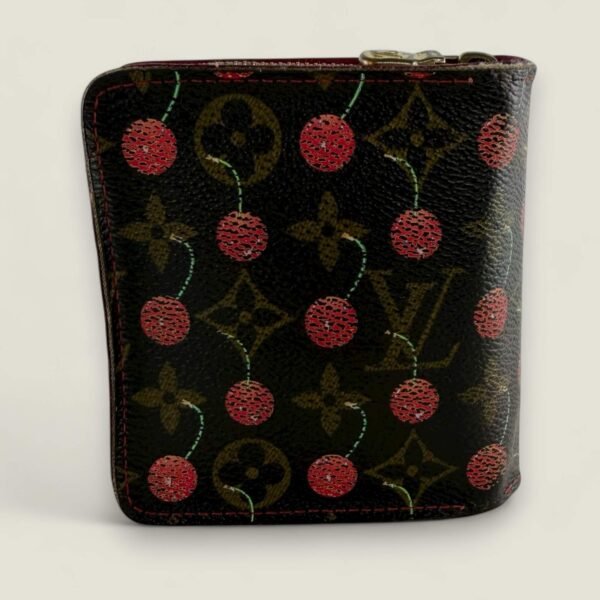Vintage Louis Vuitton x Murakami Cherry wallet bruin monogram Vintage Louis Vuitton x Murakami Cherry wallet bruin monogram