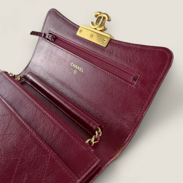 preloved Chanel wallet on chain preloved Chanel wallet on chain
