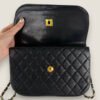 Chanel Double Flap Half Moon tas binnenkant