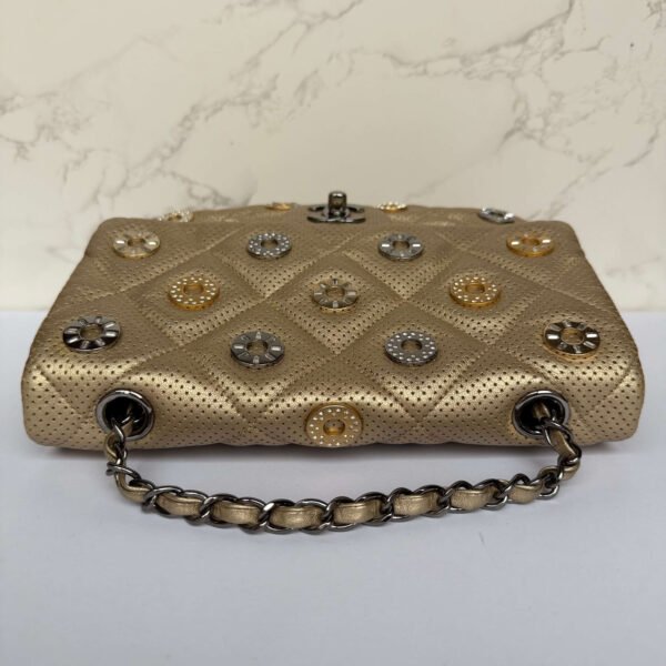 Chanel Paris Dubai metallic medals Purse Curse