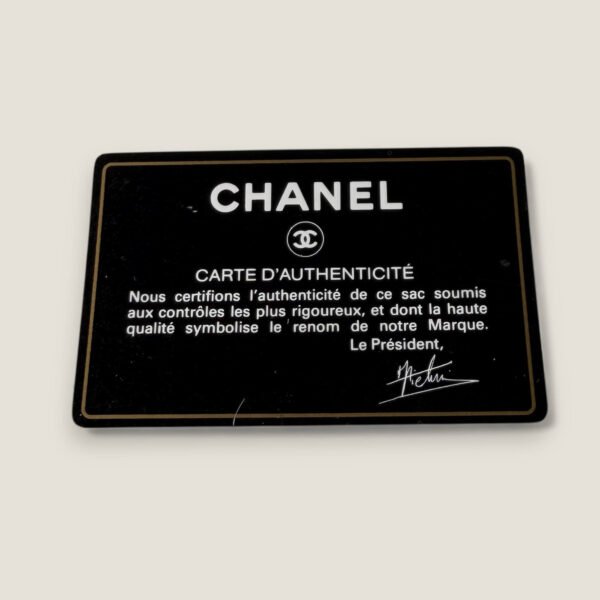 Chanel authenticiteitskaart vintage tas
