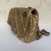 Chanel embellished gold flapbag
