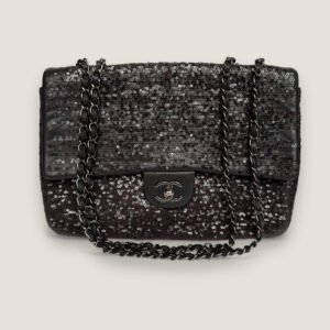 Chanel jumbo sequined moonlight on water flap