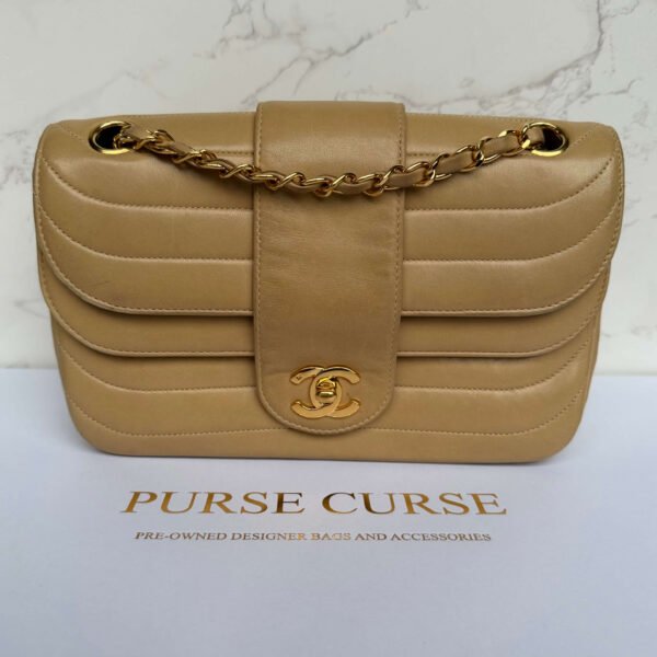 Chanel quilted lambskin detail