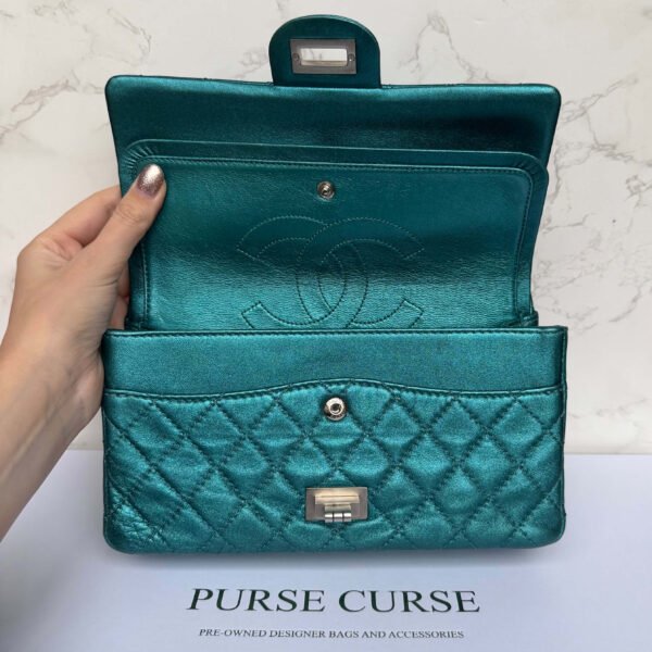 Chanel reissue soft metallic leather