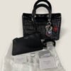 Christian Dior pre-owned 2015 Small Metallic Tweed Lady Dior satchel