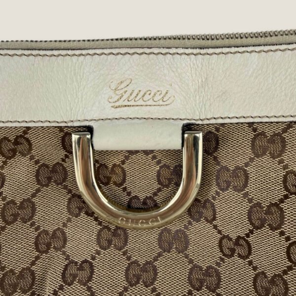 Gucci Abbey D Ring messenger zilveren hardware