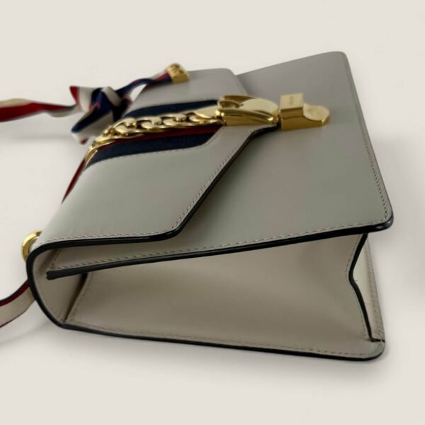 Gucci Sylvie bag white leather