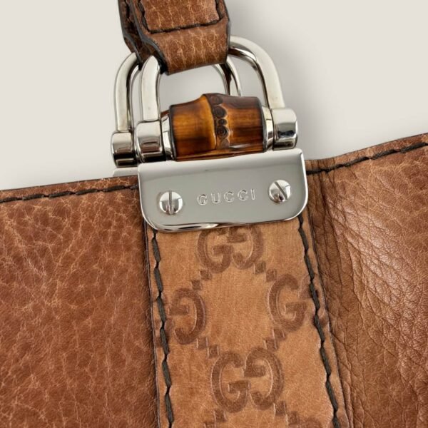 Gucci bamboo libeccio bamboe handvat detail
