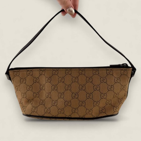 Gucci gg supreme boat bag achterzijde