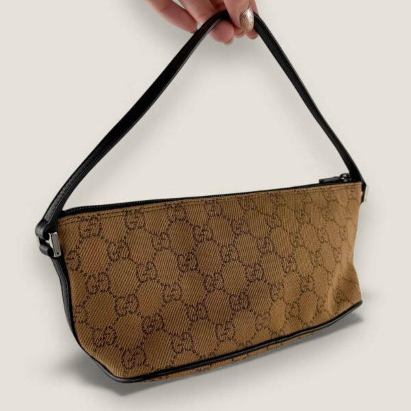 Gucci gg supreme boat bag afmetingen 21x8 5x10cm