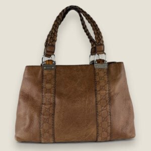 Gucci leren Bamboo Libeccio
