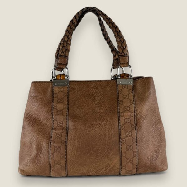 Gucci leren Bamboo Libeccio