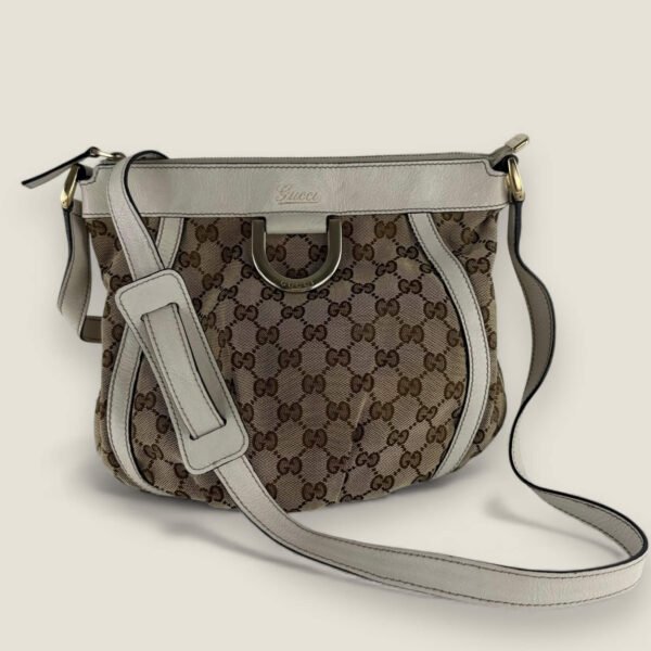 Gucci small Abbey D ring messenger GG canvas - pre-owned