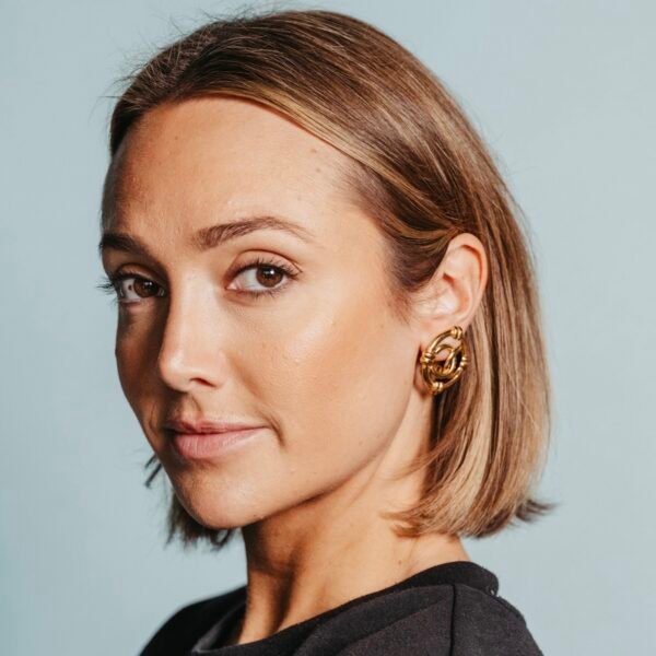 Authentieke Chanel oorbellen groot CC logo 24k verguld