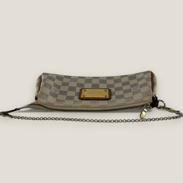 Louis Vuitton eva damier azur vooraanzicht tas