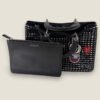 Originele Dior Metallic Tweed Diorissimo Tote