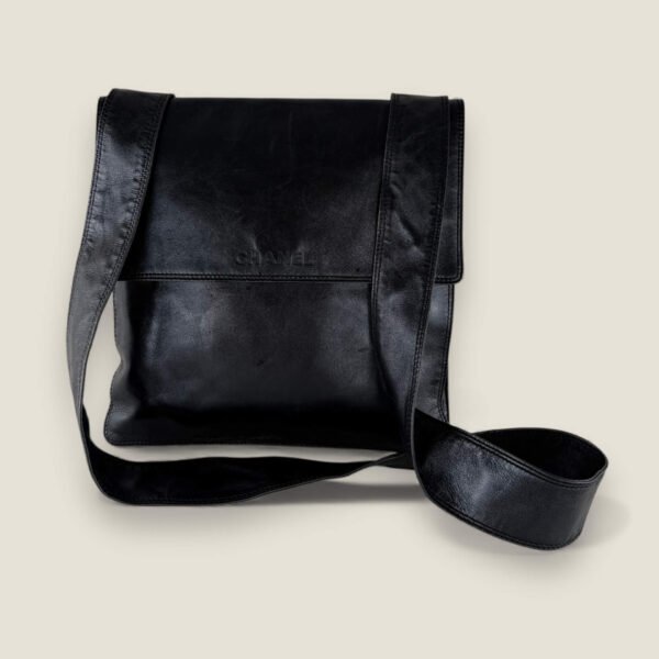 Tweedehands Chanel tas zwart leer authentiek