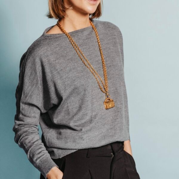 Vintage ketting Chanel classic flap