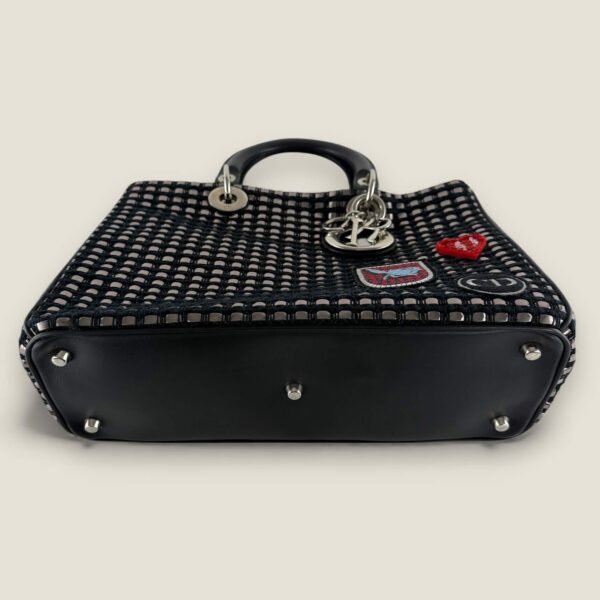 onderkant authentieke Christian Dior tote bag