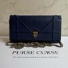 Dior Diorama Croisiere WOC side view blauw leer
