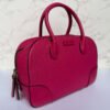 Gucci Diamanté Bright Leather Satchel roze schouderband