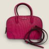 Gucci Diamanté leather satchel roze