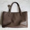 Gucci brown leather everyday tote