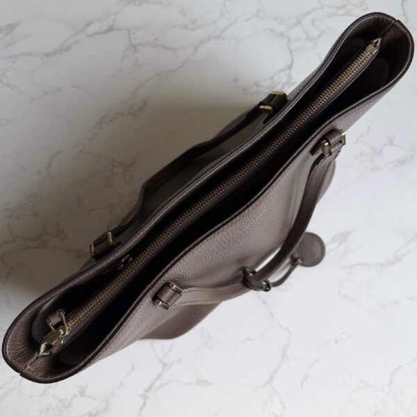 Gucci brown leather handbag tote