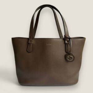 Gucci pebbled leather Lady Dollar tote