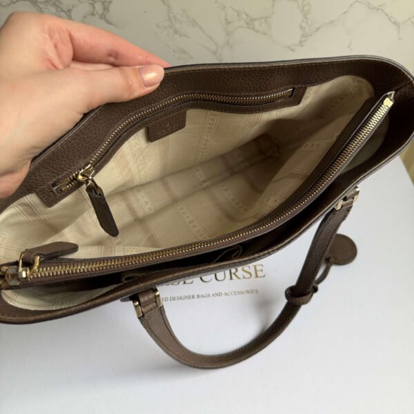 Gucci timeless leather tote bag