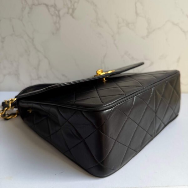 Chanel XL turnlock medium tall flapbag