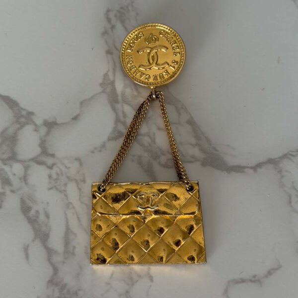 Chanel vintage broche tas