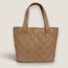 Chanel beige small CC calfskin wild stitch tote Chanel beige small CC calfskin wild stitch tote